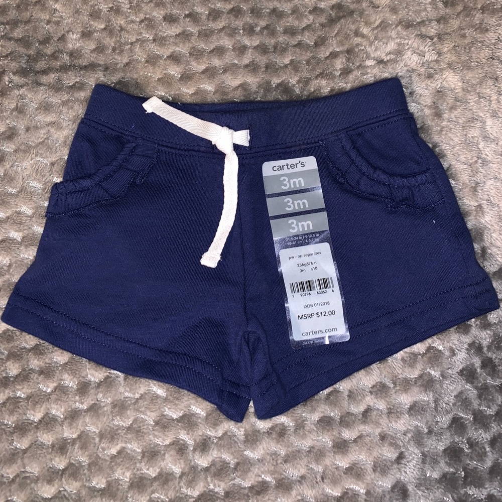 Navy shorts